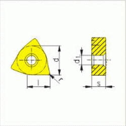 Wendeschneidplatte WNMG 080408EN-TM SR127 Ceratizit