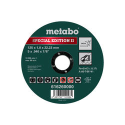 Special Edition II 125x1,0x22,23 mm Inox 616260000 Metabo