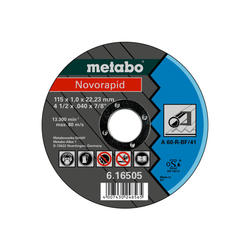 Novorapid 115x1,0x22,23 Stahl 616505000 Metabo