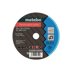 5 Flexiarapid super 76x1,0x10 mm Inox 626870000 Metabo