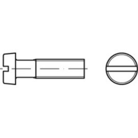 Zylinderschraube mit Schlitz DIN 84 A MS