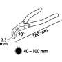 SICHERUNGSRINGZANGE GEBOGEN F.AUSSENRING V2791 Vigor