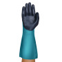 PVC-Handschuh mit BW-Futter 380 mm HS.04-005 AlphaTec, blau